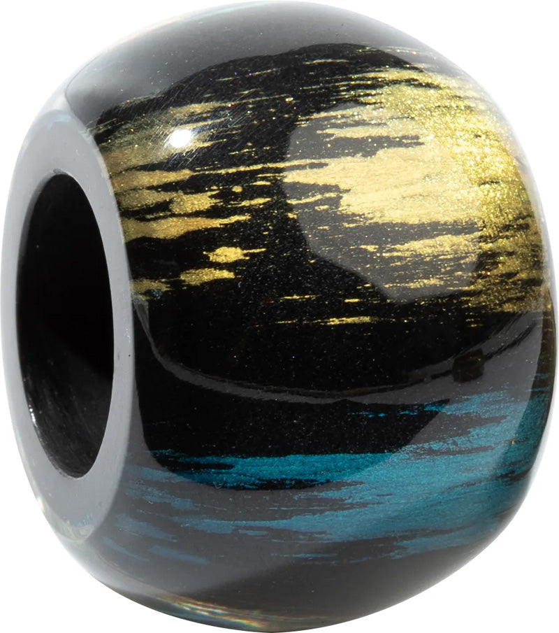 Calitaa Luxury Collection Bead Shimmer Teal/Gold/Black