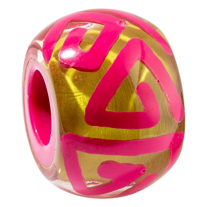 Calitaa Luxury Collection Aztec Bead Lime/Pink