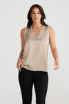 BRAVE & TRUE Celine Top Pebble