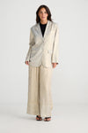 BRAVE & TRUE Astrid Blazer Champagne