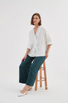 TIRELLI Twist Front Top Ivory