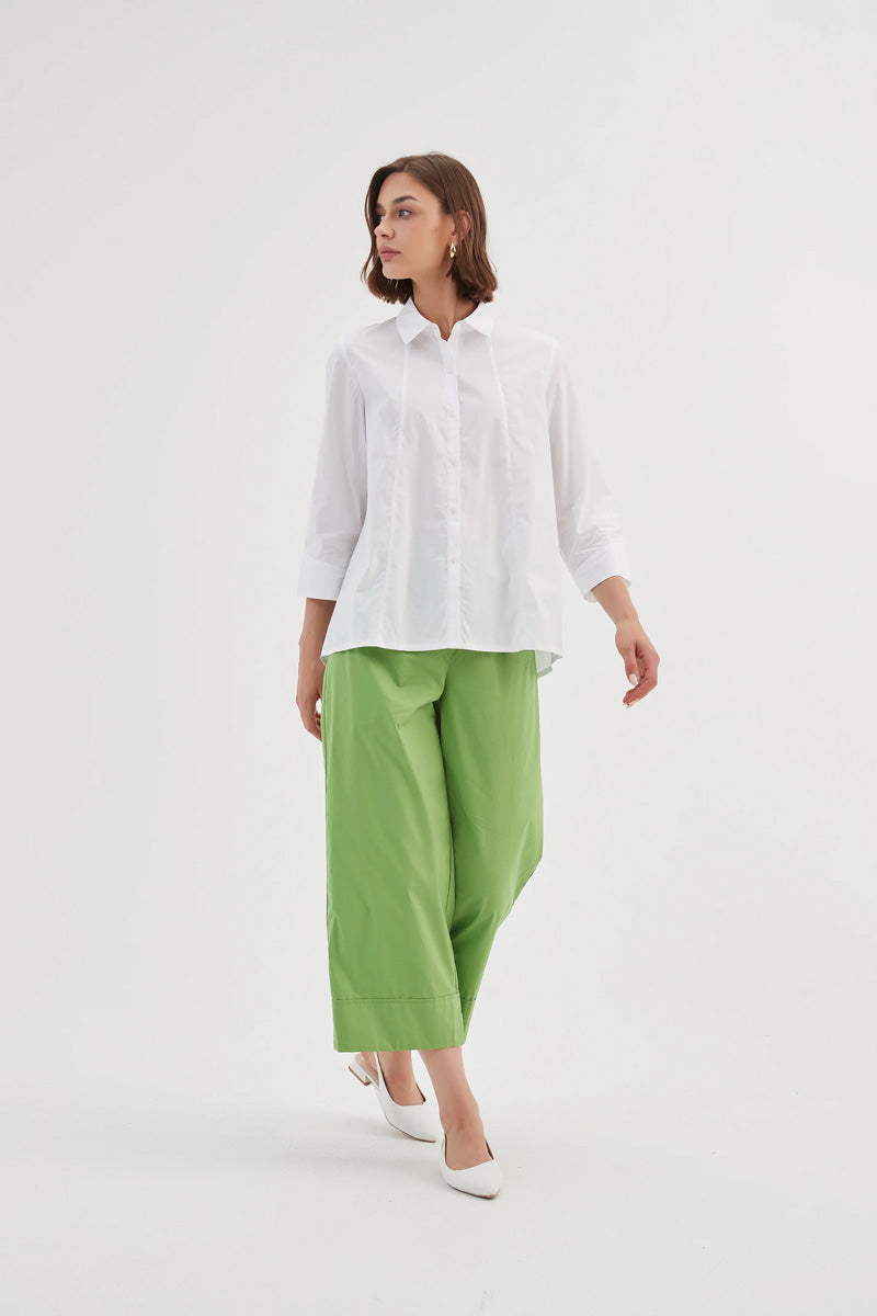 TIRELLI Pin Tuck Shirt White