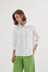 TIRELLI Pin Tuck Shirt White