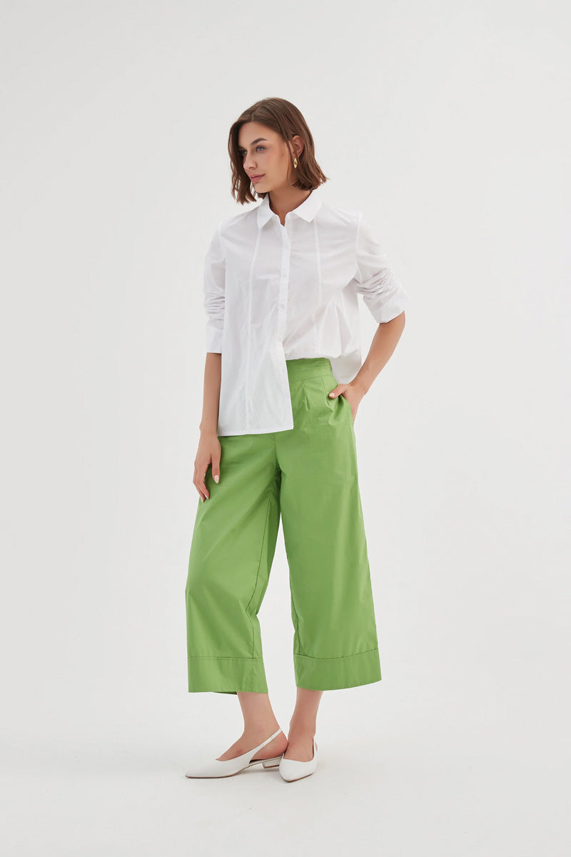 TIRELLI Pin Tuck Shirt White