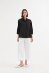 TIRELLI Pin Tuck Shirt Black