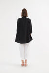 TIRELLI Tiered Front Shirt Black