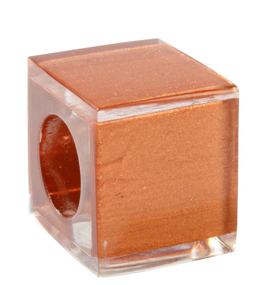 Calitaa Luxury Collection Cube Bead Copper Leaf