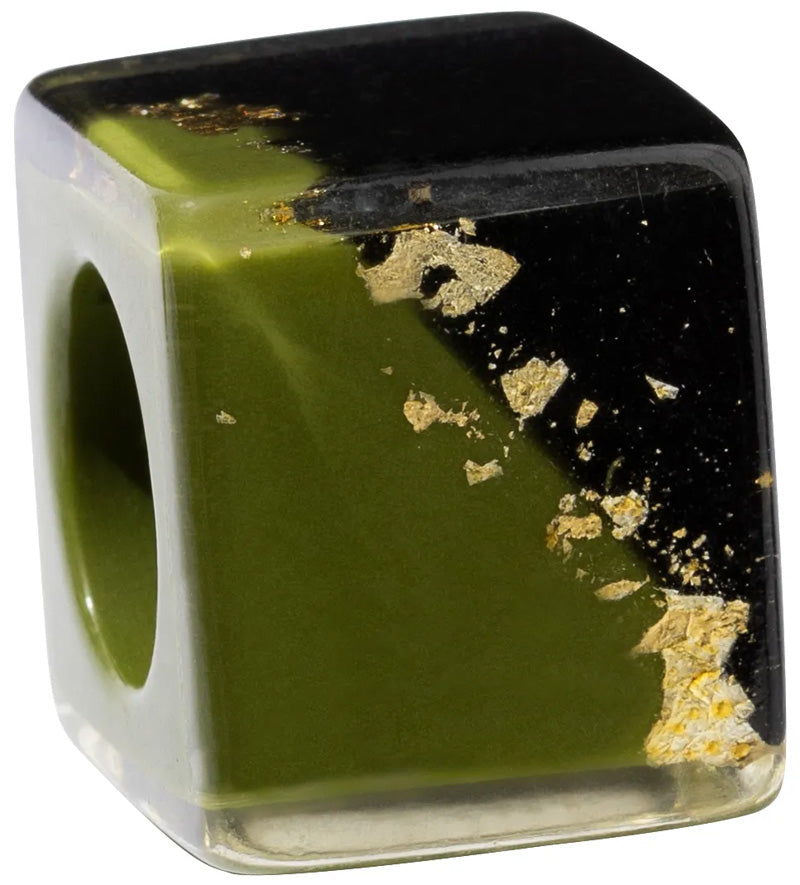 Calitaa Luxury Collection Cube Bead Storm Khaki/Black/Gold