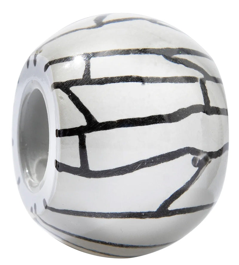 Calitaa Luxury Collection Bead Cracks White/Black