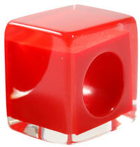 Calitaa Luxury Collection Cube Bead Red