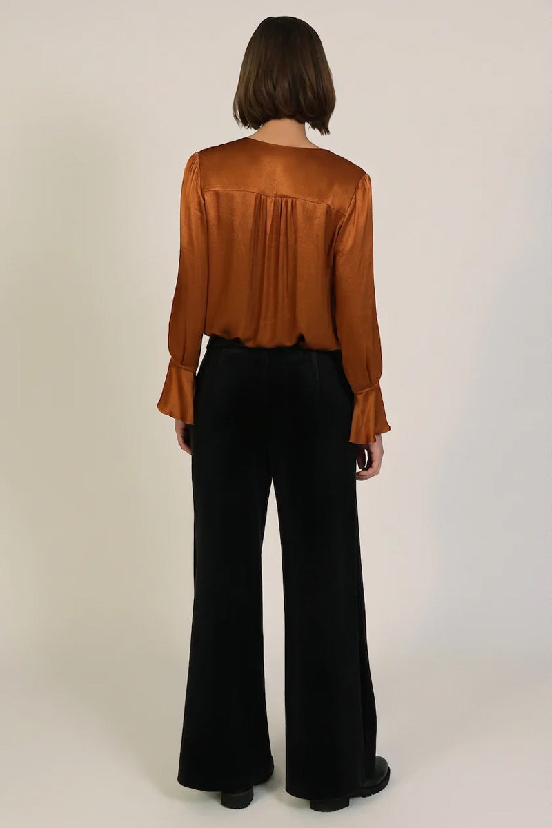 TRAFFIC PEOPLE Bouvier Trousers Cord Velvet Black