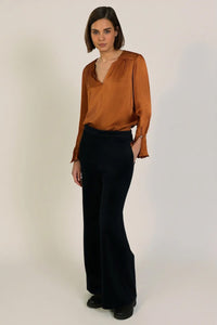TRAFFIC PEOPLE Bouvier Trousers Cord Velvet Black