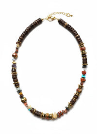 GIST Coconut & Hematite Necklace