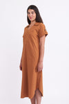 FOIL Easy Going Dress Ginger Snap