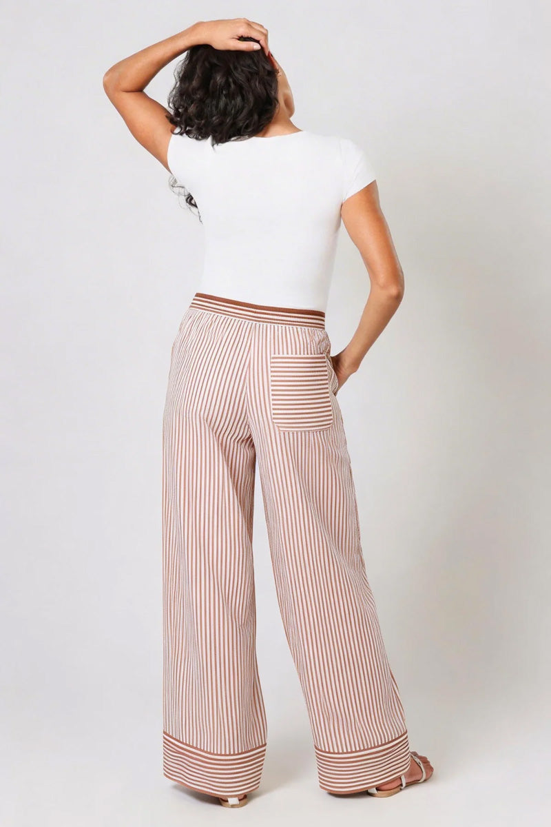 TRAFFIC PEOPLE Charlie Trousers Red Stripe