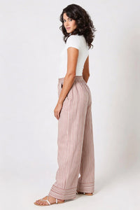 TRAFFIC PEOPLE Charlie Trousers Red Stripe