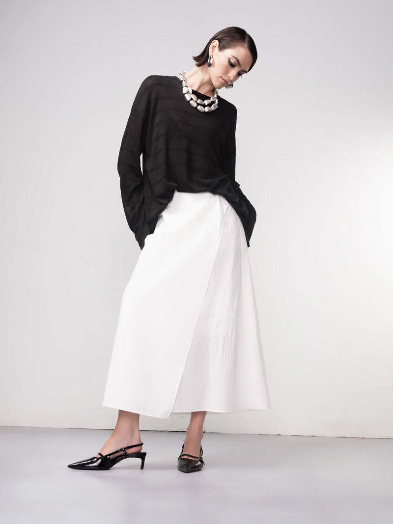 HAAKO Fine Knit Sweater-Black