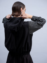 HAAKO Zip Detail Gilet Black