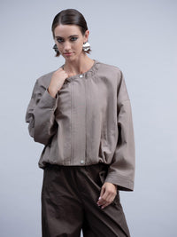 HAAKO Bomber Jacket Taupe