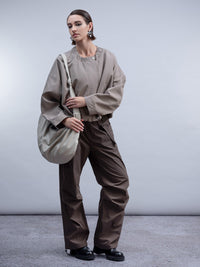 HAAKO Bomber Jacket Taupe