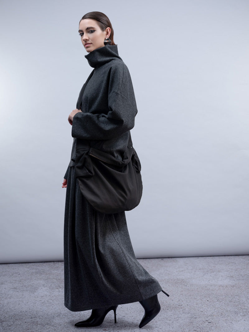 HAAKO Tulip Skirt Charcoal
