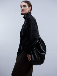 HAAKO Zip Detail Jacket Black