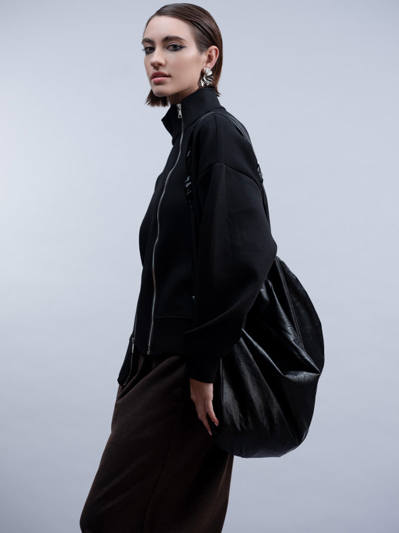 HAAKO Zip Detail Jacket Black