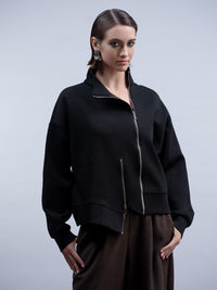HAAKO Zip Detail Jacket Black
