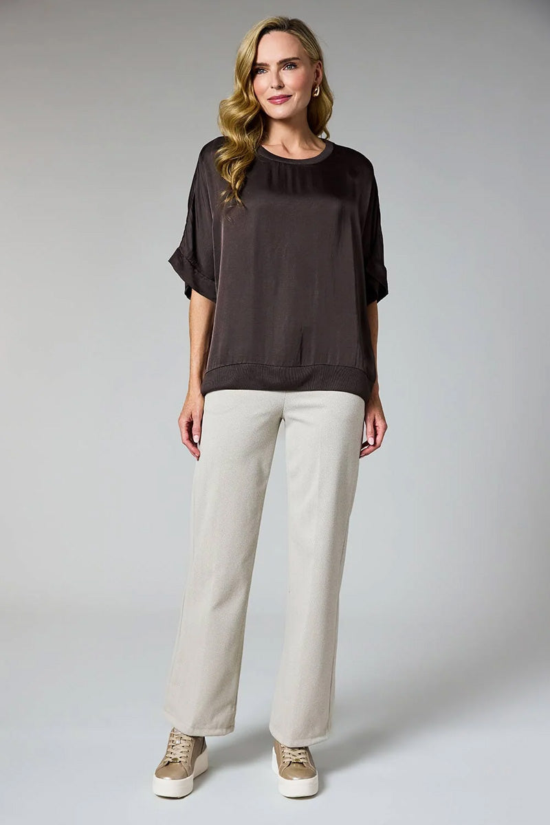 DECK Herringbone Trouser Stone Size 10