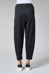 DECK Barrel Trousers Herringbone Charcoal Size 14