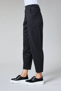 DECK Barrel Trousers Herringbone Charcoal Size 10