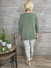 Aria Box Fit Sweater Khaki