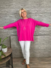 Aria Box Fit Sweater Navy