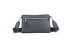 Sophie Triple Zip Handbag Navy