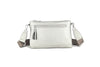 Sophie Triple Zip Handbag Metallic