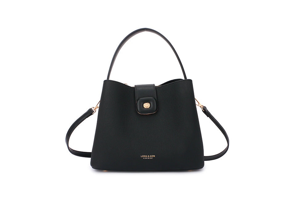 Cassy Small Tote Handbag Black