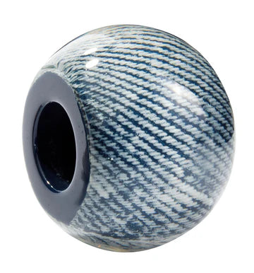 Calitaa Luxury Collection Bead Textured Stripe Blue