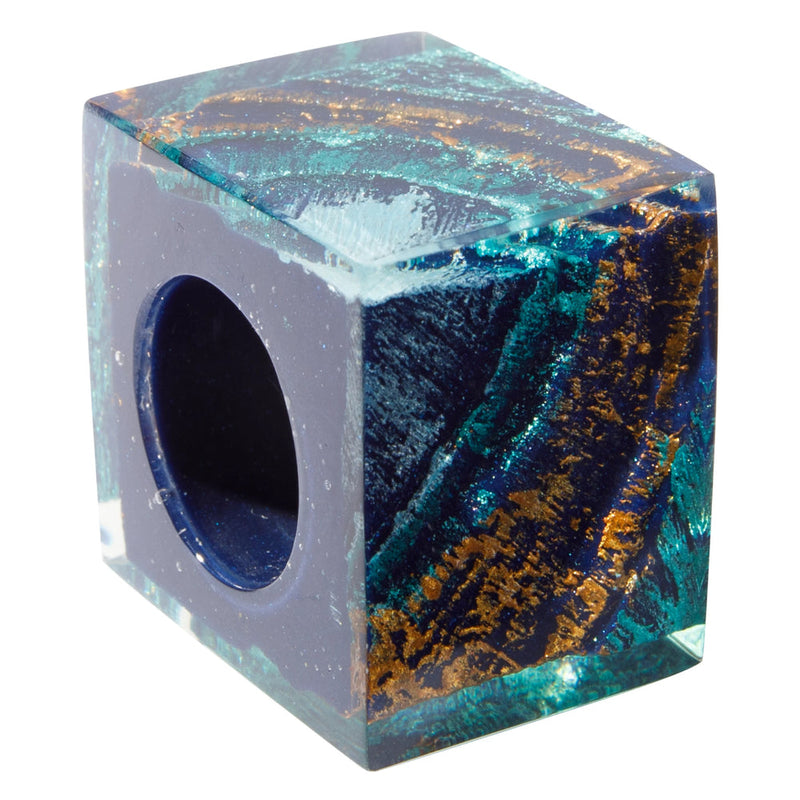 Calitaa Luxury Collection Cube Bead Navy Shimmer