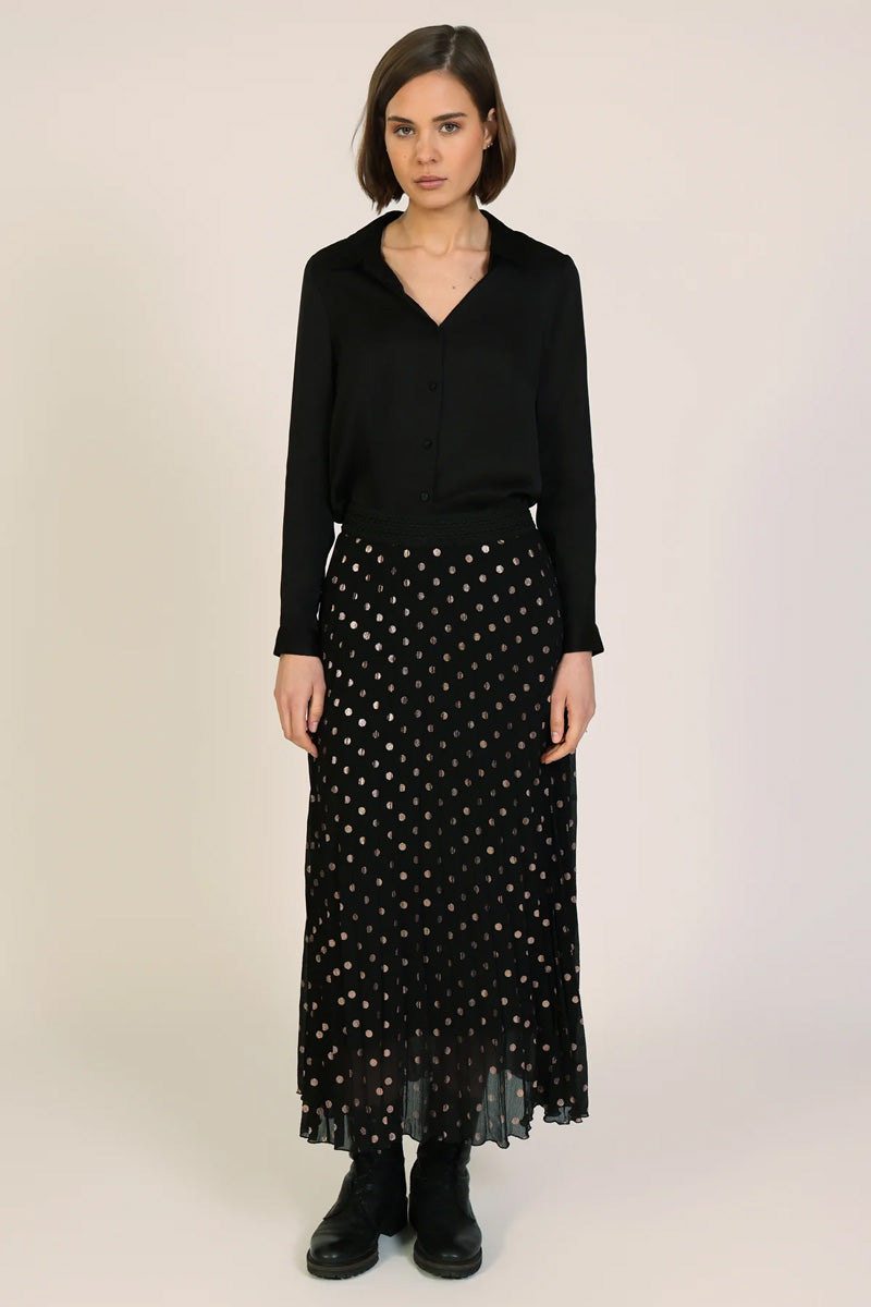 TRAFFIC PEOPLE Hera Skirt Black/Gold