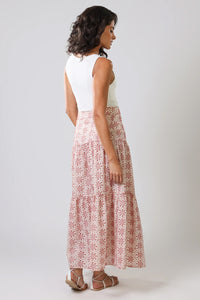TRAFFIC PEOPLE Serenity Skirt Cream/Red