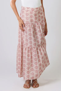 TRAFFIC PEOPLE Serenity Skirt Cream/Red