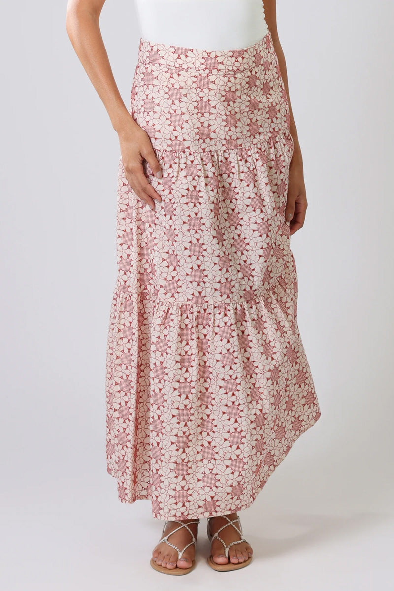 TRAFFIC PEOPLE Serenity Skirt Cream/Red