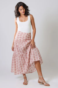 TRAFFIC PEOPLE Serenity Skirt Cream/Red