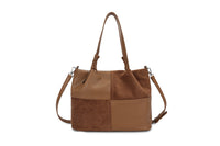 Patchwork Handbag Tan