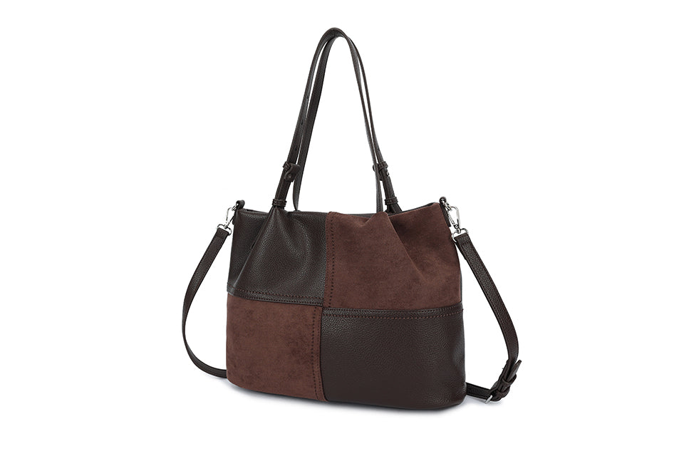 Patchwork Handbag Chocolate