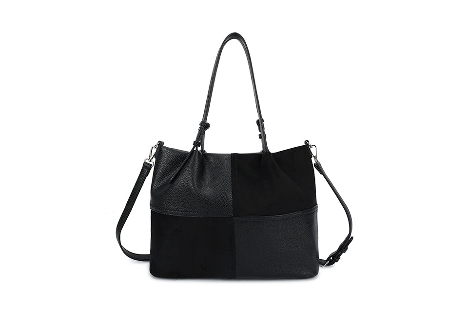 Patchwork Handbag Black