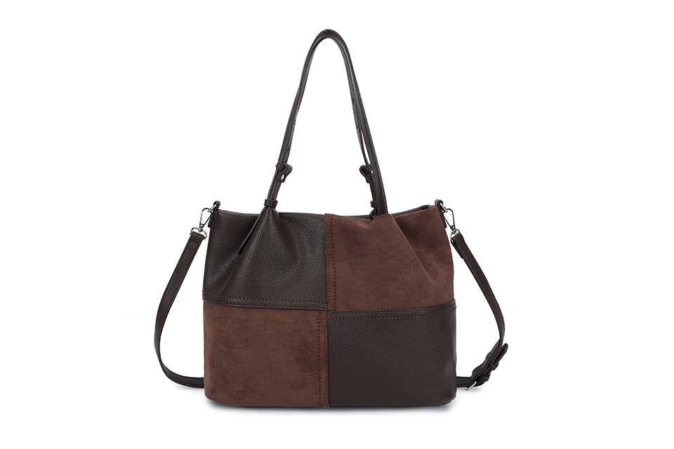Patchwork Handbag Chocolate