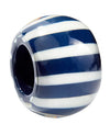 Calitaa Luxury Collection Bead Broad Stripe Navy