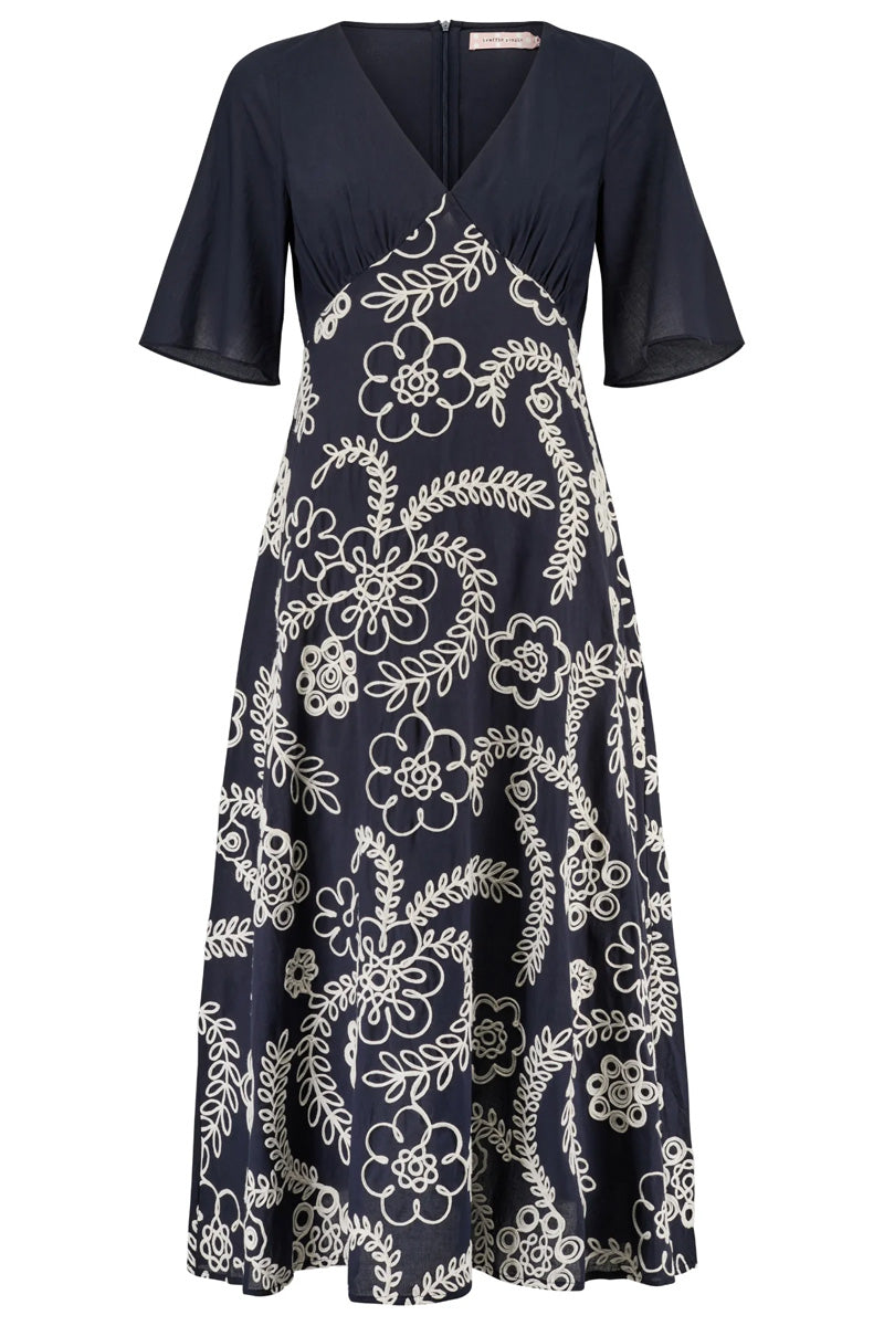 TRAFFIC PEOPLE Blythe Dress Dark Blue