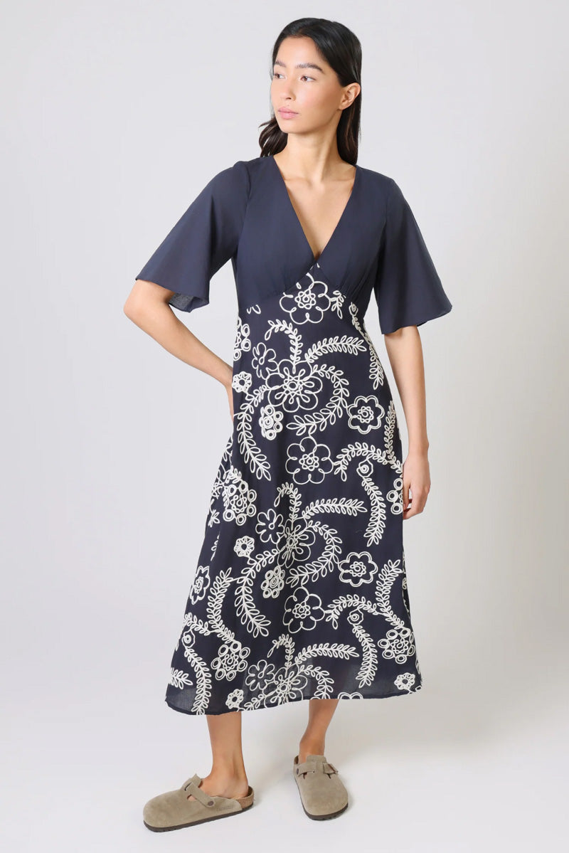 TRAFFIC PEOPLE Blythe Dress Dark Blue – Calitaa & Co